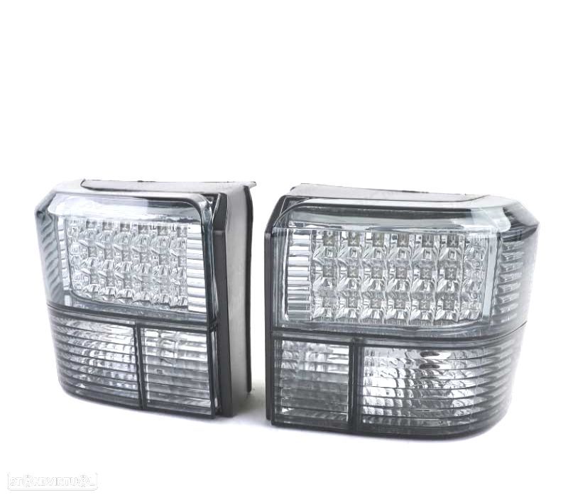 FAROLINS VOLKSWAGEN VW T4 TRANSPORTER CARAVELLE 90-03 LED PRETO - 1