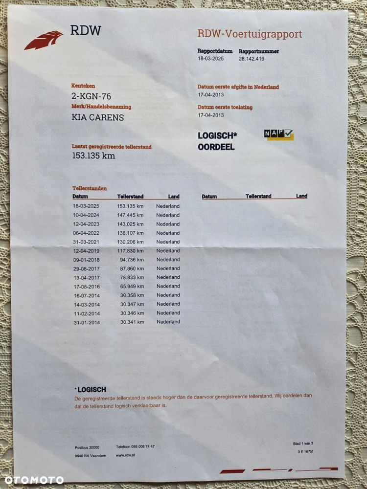 Kia Carens 1.6 GDI Business Line 7os EU6 - 34