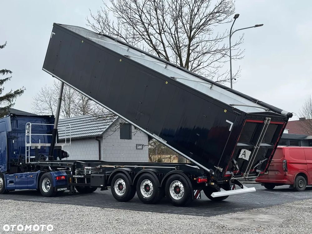 Schwarzmuller SK/ WAGA 6000 kg / 50 m3 / KLAPO-DRZWI / PODNOSZONA OŚ  / IDEALNY STAN - 27