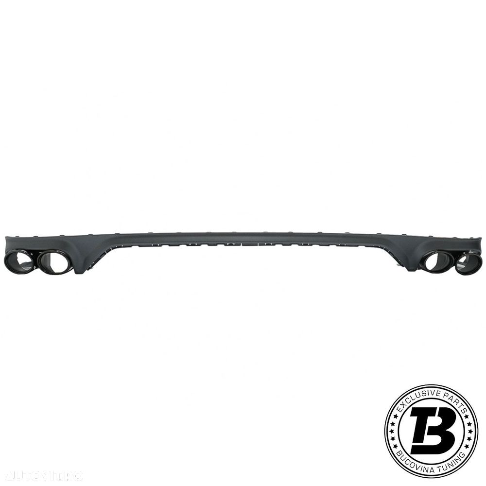 Difuzor Bara Spate cu Ornamente compatibil cu Audi Q8 S-line SQ8 Design - 2