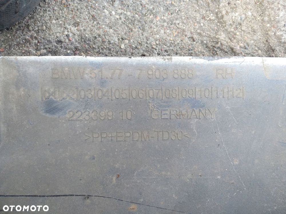 próg listwa nakładka prawa bmw 5 f10 m pakiet - 12