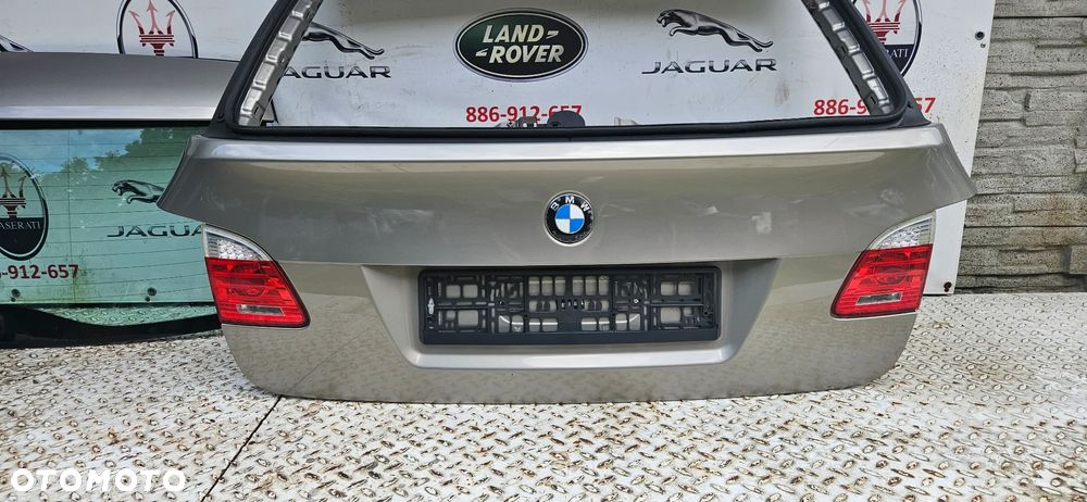 BMW 5 E61 LCI LIFT Kombi klapa bagażnika kolor Platinbronze Metallic A53   lampa tył w klapę lewa - 7