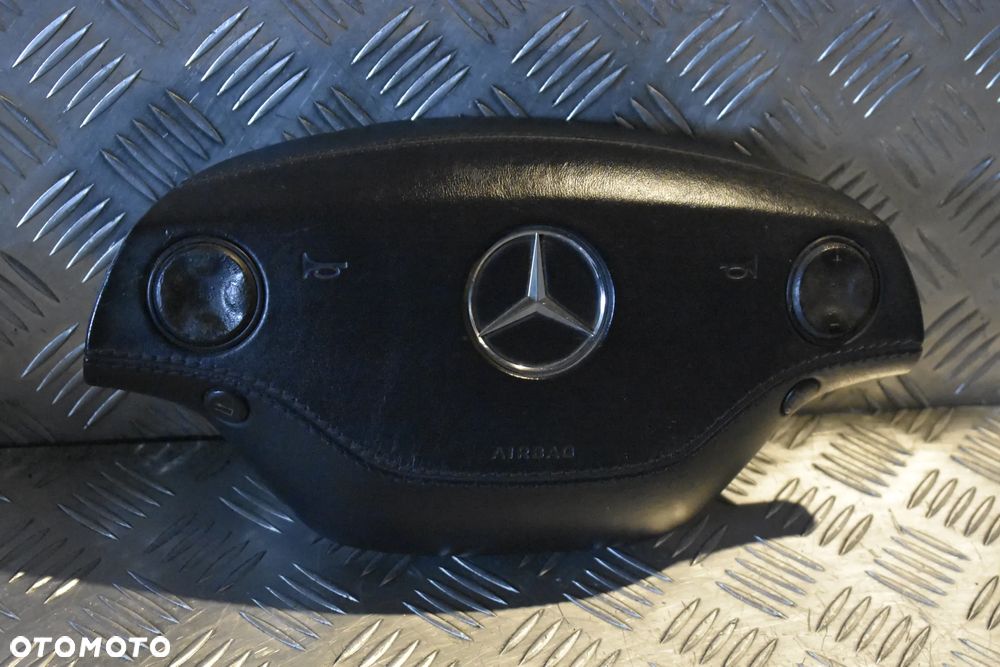 Mercedes w221 Poduszka airbag Czarna skóra - 1