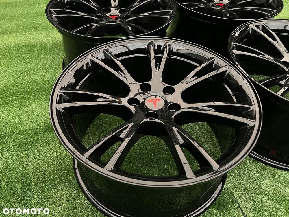 KOMPLET FELG FELGI ALU TESLA MODEL Y 19 5X114,3 ET45 ORYGINALNE - 3