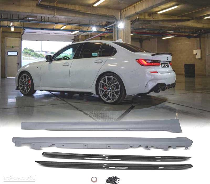 EMBALADEIRAS BMW G20 G21 19- LOOK M PERFORMANCE PRETO BRILHANTE - 1