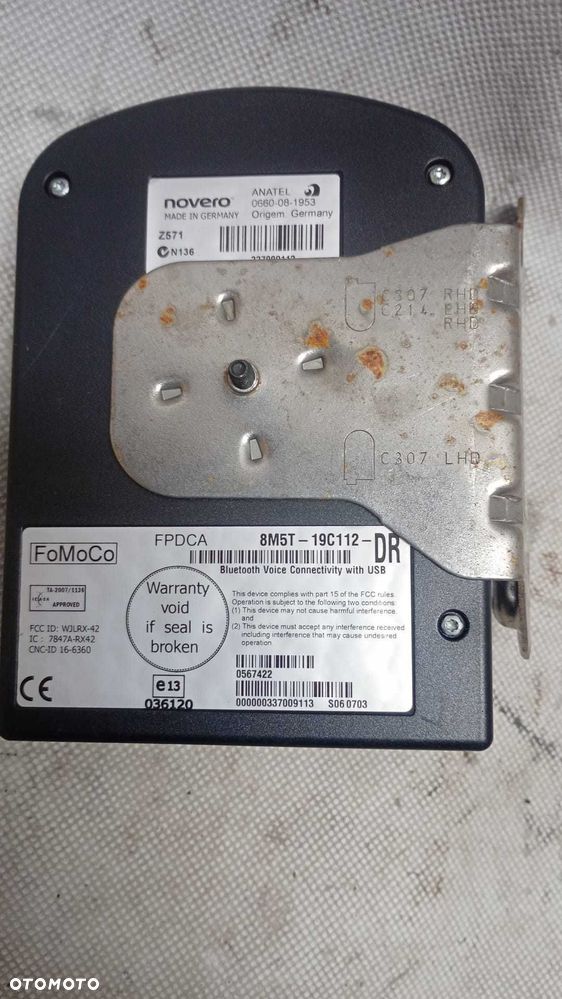 Moduł bluetooth Ford FOCUS Mk2 8M5T-19C112-DR - 2