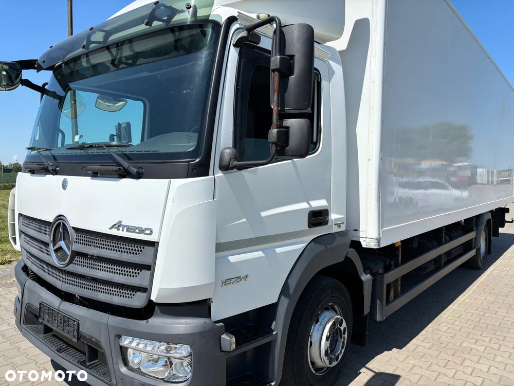 Mercedes-Benz ATEGO 1524  EURO 6 (1527, 1530) kontener z windą , kabina przeedłużana  z łóżkiem składanym - 8