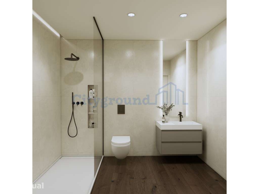 Apartamento T2 em Condomínio Fechado nos Pousos - Tecnologia Verde - Grande imagem: 5/19