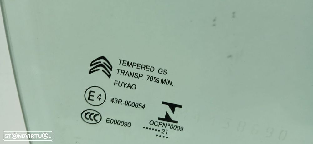 Vidro porta frente direita CITROËN C3 Aircross II (2R_, 2C_) - 2