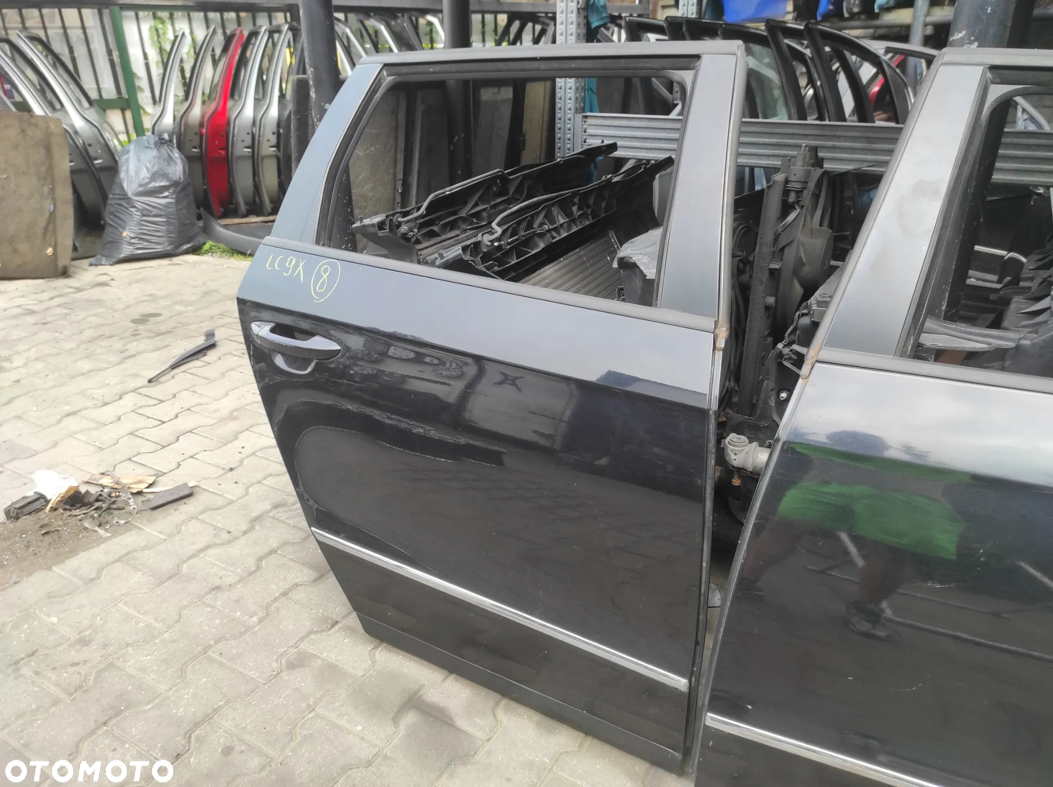 VW PASSAT B6 KOMBI LC9X CZARNE DRZWI TYŁ PRAWY LEWY TYLNE PRAWE LEWE WYSYŁKA !!!!!! - 6