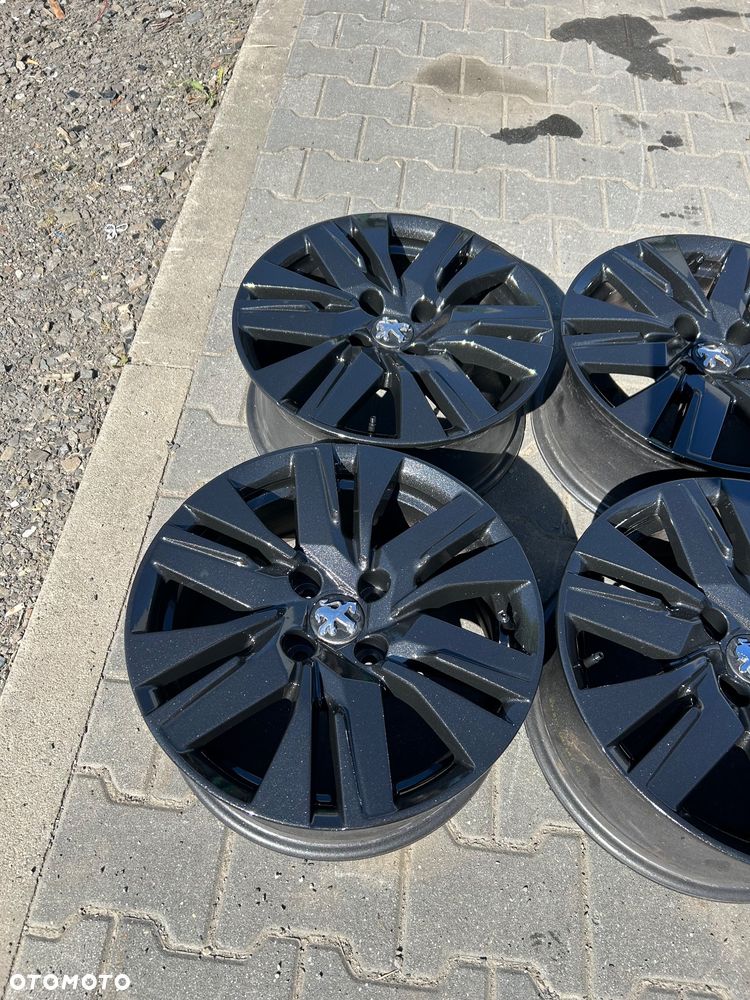 Alufelgi Peugeot Citroen 16 cali 4x108 oryginalnyme czarne - 7