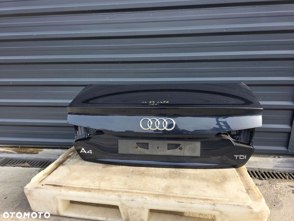 KLAPA TYLNA TYŁ AUDI A4 B9 SEDAN 2016-2019 LX5R ORYGINAŁ ! - 1