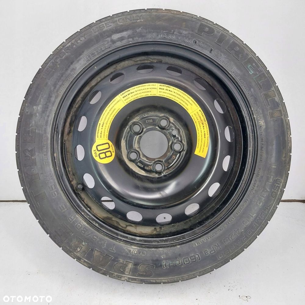 Koło dojazdowe dojazdówka 15 5x98 Fiat Tipo II 125/80R15 B2074 - 1