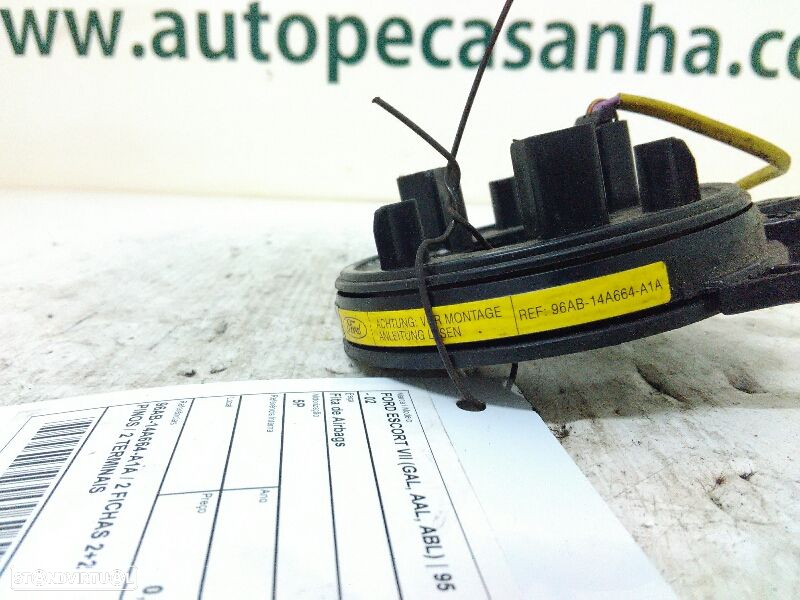 Fita De Airbags Ford Escort Vi (Gal, Aal, Abl) - 3