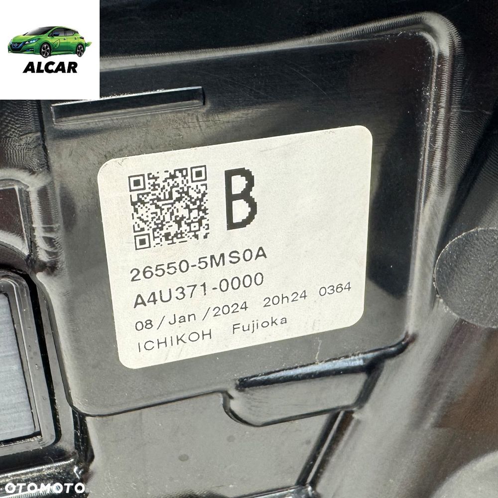 LAMPA PRAWA TYŁ W BŁOTNIK NISSAN ARIYA 26550 5MS0A - 6