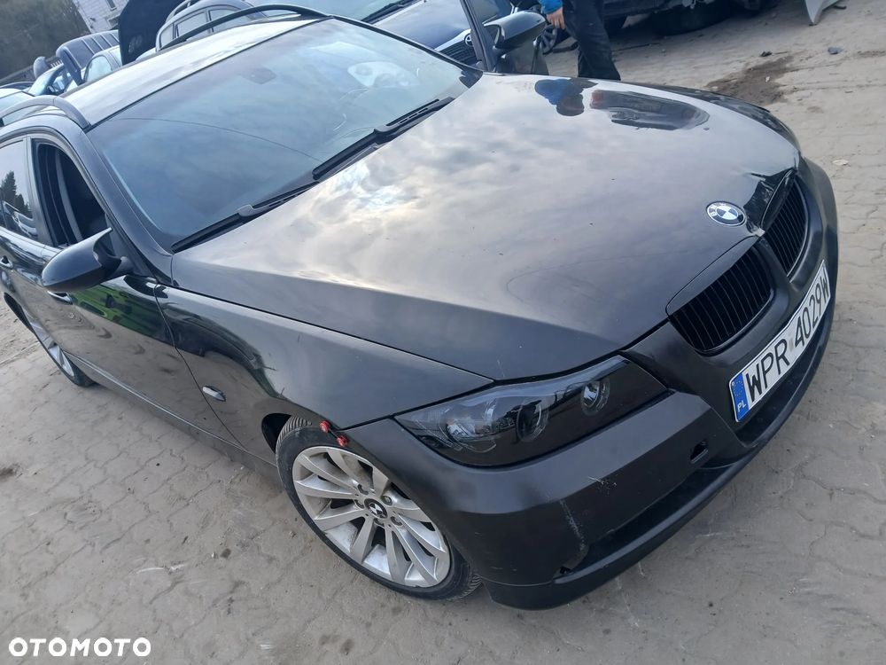 bmw e91 silnik 2.0 N46B20 skrzynia sanki belka przód tył wahacz zacisk zwrotnica maglownica - 1