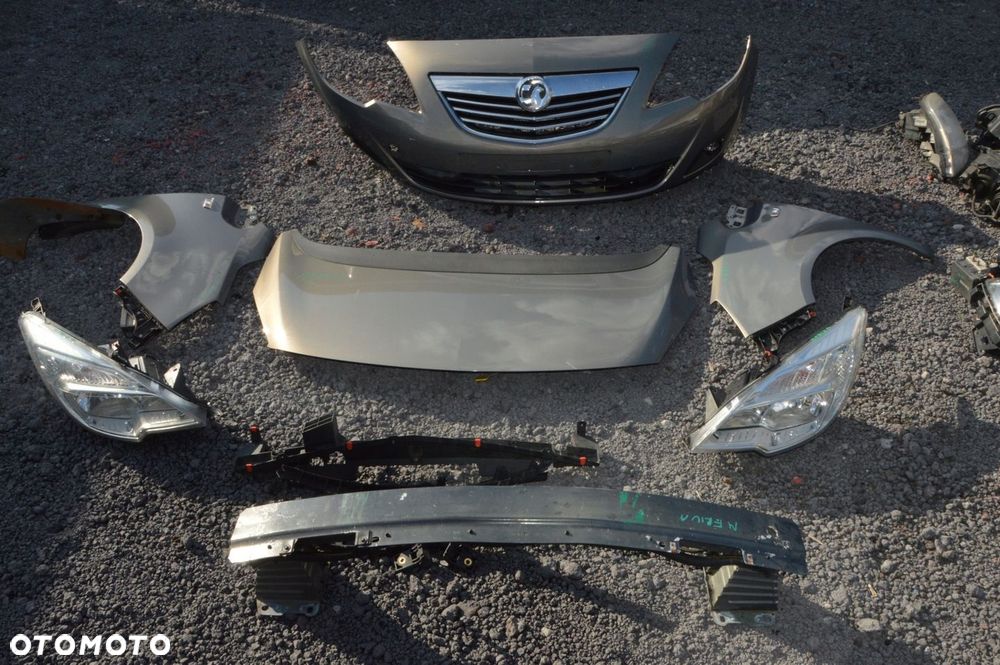 Zderzak maska błotnik lampa komplet przód opel meriva b Z40W - 2