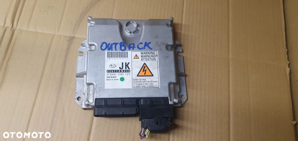 Komputer sterownik silnika Subaru Legacy IV Lift Outback 2.0 D 22611AN040 - 1