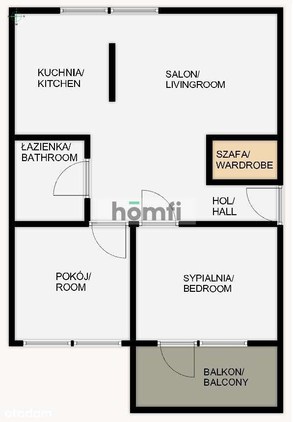 3-pokojowe - 61,5 m2 /Centreville/Drobnera/Centrum