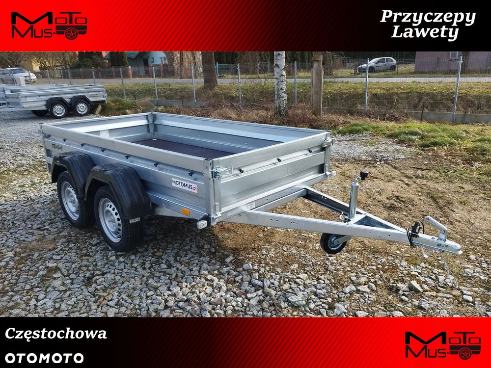 Zaslaw Przyczepa Zasław 265T 2 oś dwuosiowa 265x132x35cm mocna MOTOMUS Częstochowa dostawa pod dom - 1