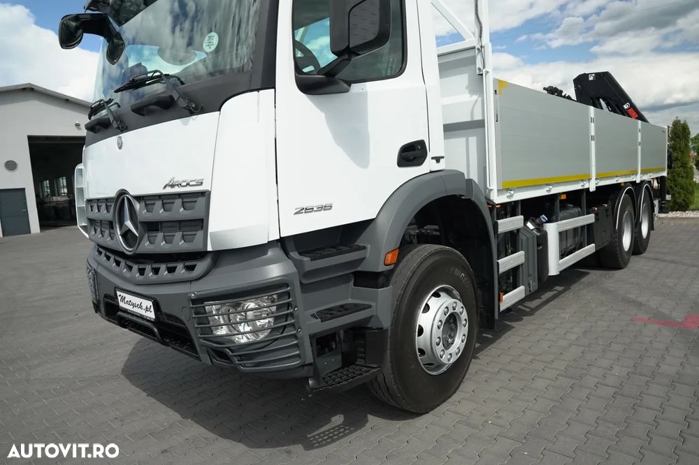 Mercedes-Benz AROCS 2636 / 6x4 / 7.6 M LIVRARE + HIAB 188 B-3 HDS / PODEA RESISTENTĂ / RADIOCOMANDĂ / ROTATOARE / EURO 6 - 13