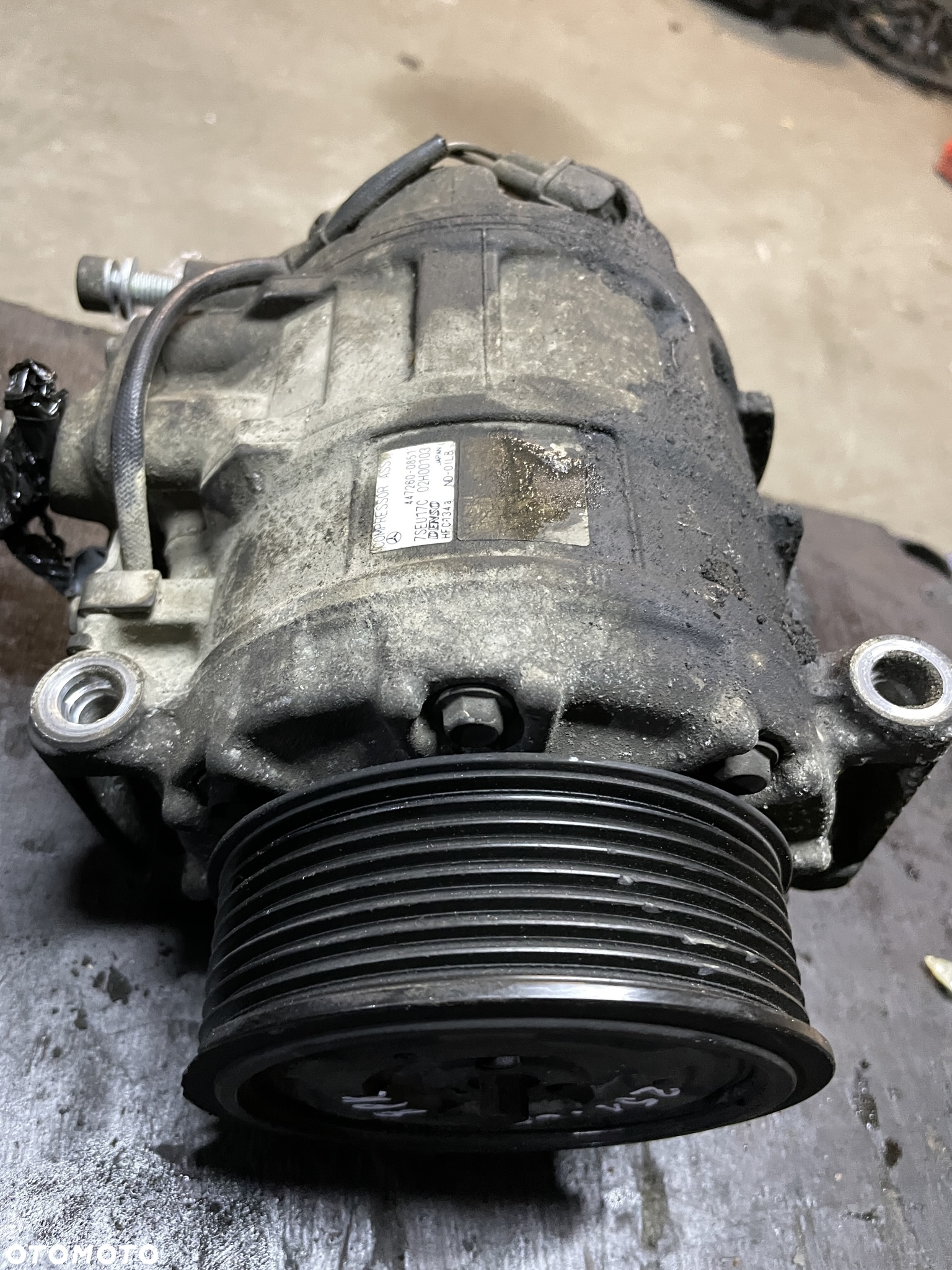 MERCEDES  sprężarka klimatyzacji   7/8 pk - 3