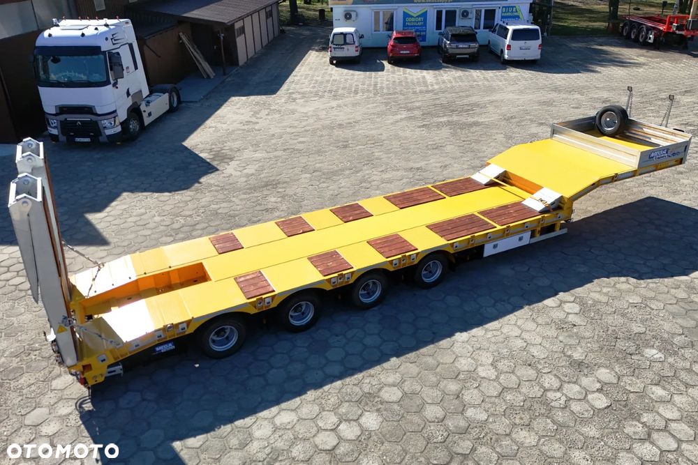 Inny 4 OSIOWA NACZEPA NISKOPODWOZIOWA - ZAGŁĘBIENIE NA ŁYŻKĘ KOPARKI - NAJAZDY HYDRAULICZNE - 12