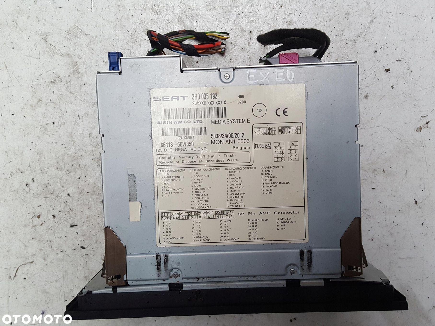 SEAT EXEO 09-13r NAWIGACJA RADIO NAVI - 2