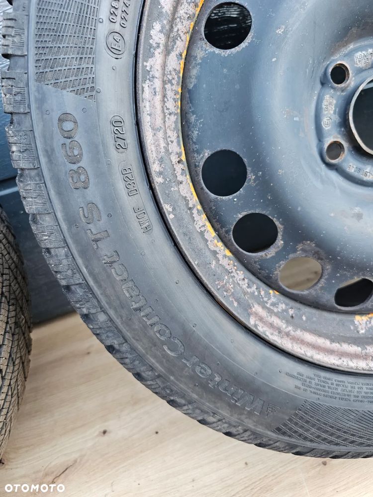 KOŁA FELGI STALOWE 16 OPONY ZIMOWE OPEL VECTRA C SIGNUM ASTRA H MERIVA B ZAFIRA A B 5x110 ET37 205/55/16 - 9