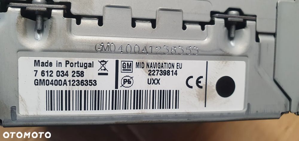 Radio radioodtwarzacz panel radia wyświetlacz Opel Insignia A 22739814 - 11