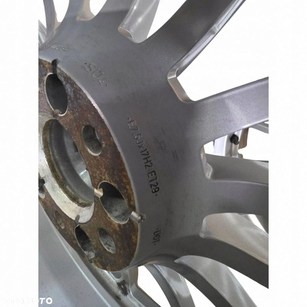 KOMPLET KÓŁ FELG ALUMINIOWYCH + ŚRUBY AUDI A4 A5 A6 225/50R17 8W0601025AE - 9