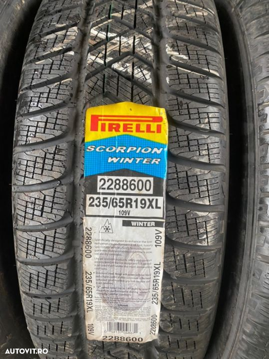 vand 4 anvelope 235/65/19 pirelli de iarnă noi - 2