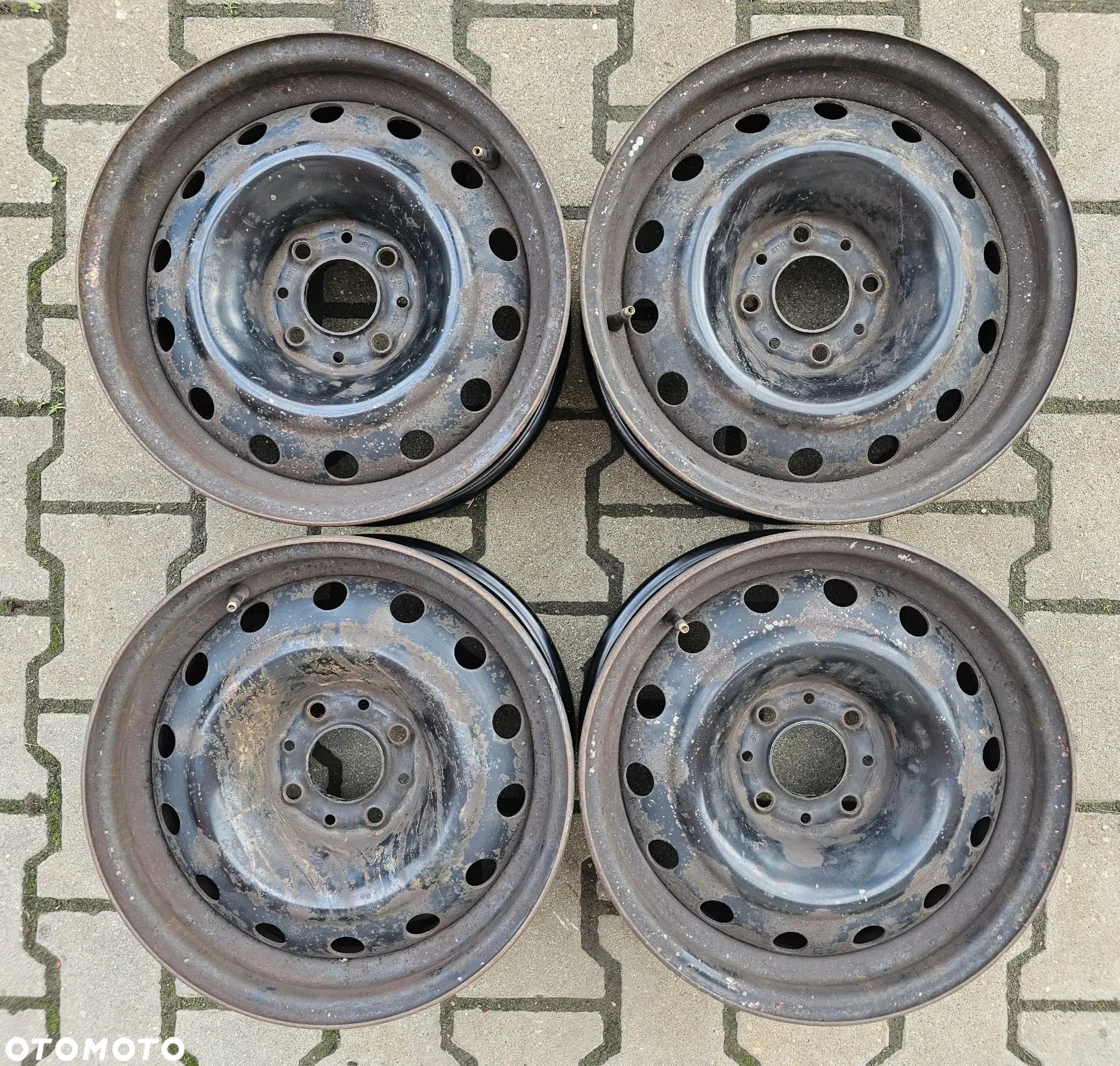(S12) Felgi stalowe 15'' Peugeot 206 Citroen C3 Xsara / 6Jx15 ET18 4x108 - 1