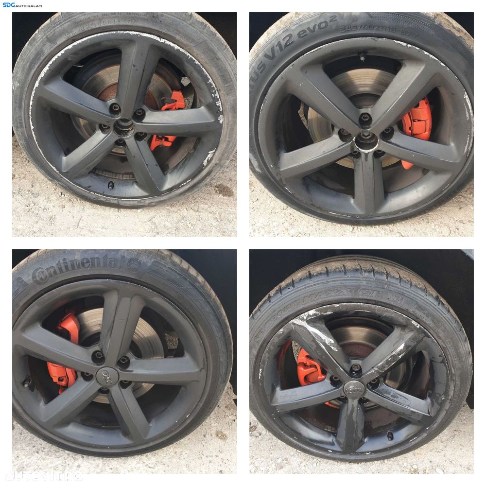 Set 4 Jante Roti Aliaj 245 40 18 R18 ZR18 5x112 Volkswagen Passat B5 1997 - 2001 [K1915] - 1