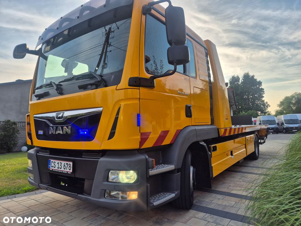 MAN TGL 12.250 POMOC DROGOWA PŁYTA HYDRAULICZAN FALKOM - 8