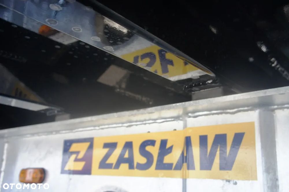 Zaslaw 28 m³ / 4.990 kg !! super lekka naczepa wywrotka z klapą ! - 19