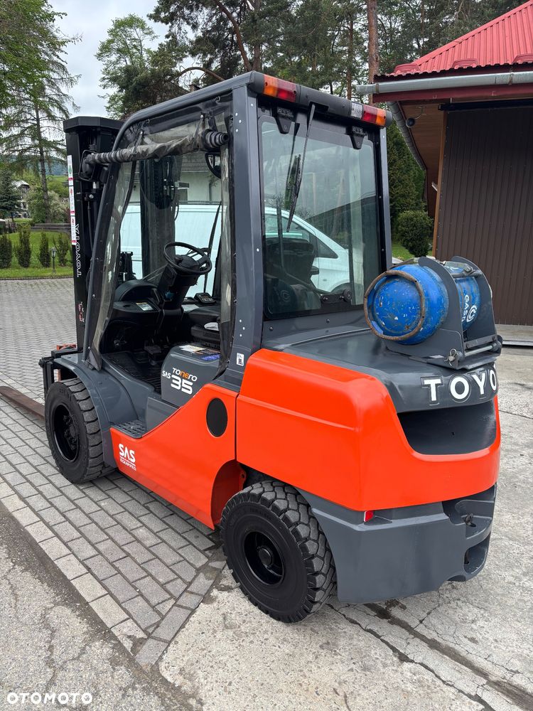 Toyota 8FGJF35 GWARANCJA LPG wolny skok pół KABINA DOSTAWA 57 950 NETTO - 6