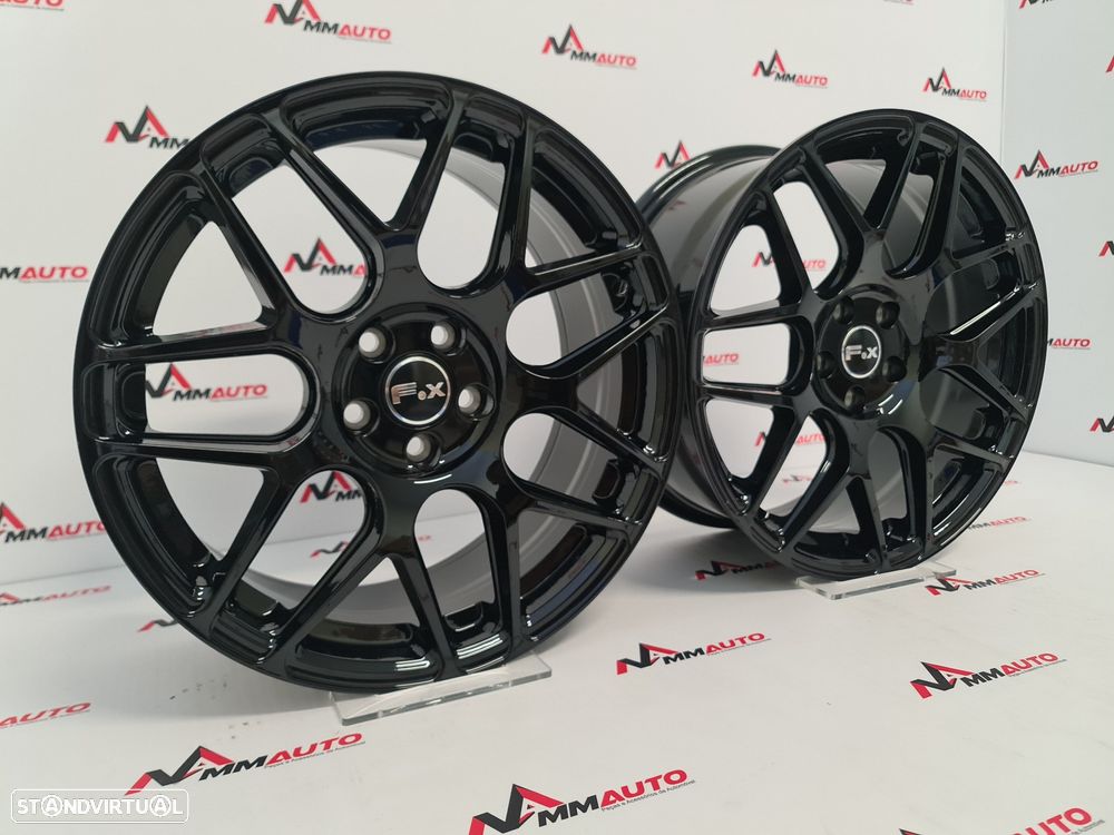 Jantes Fox PF3 Preto Brilho 17 (5x100) - 2