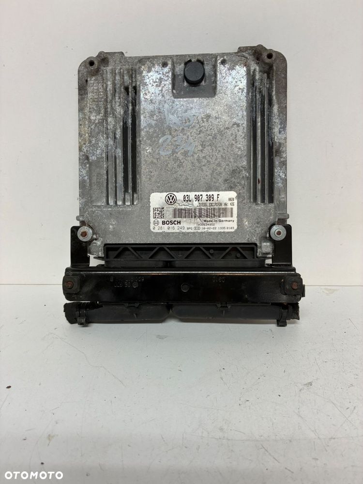 VW 2.0 KOMPUTER  STEROWNIK  SILNIKA 03L907309F - 1
