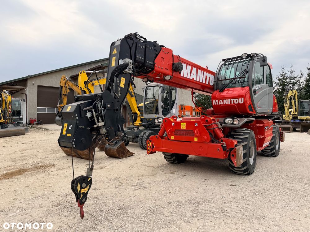 Manitou Ładowarka teleskopowa MANITOU ROTO Mrt 2540 + Privilage 360° obrotowa 2150 2550 1840 PILOT sterowania Kosz Widły manitka silnik Mercedes 2015r Wciagarka dźwig 1 właściciel KLIMA serwisowana Merlo - 8