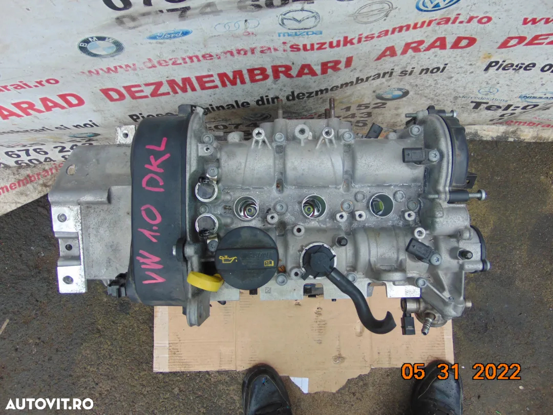 Motor VW 1.0tsi DKL Golf 7 Audi Skoda Seat ibiza Leon Octavia polo T Cross Rapid Fabia Up dkla dklb - 7