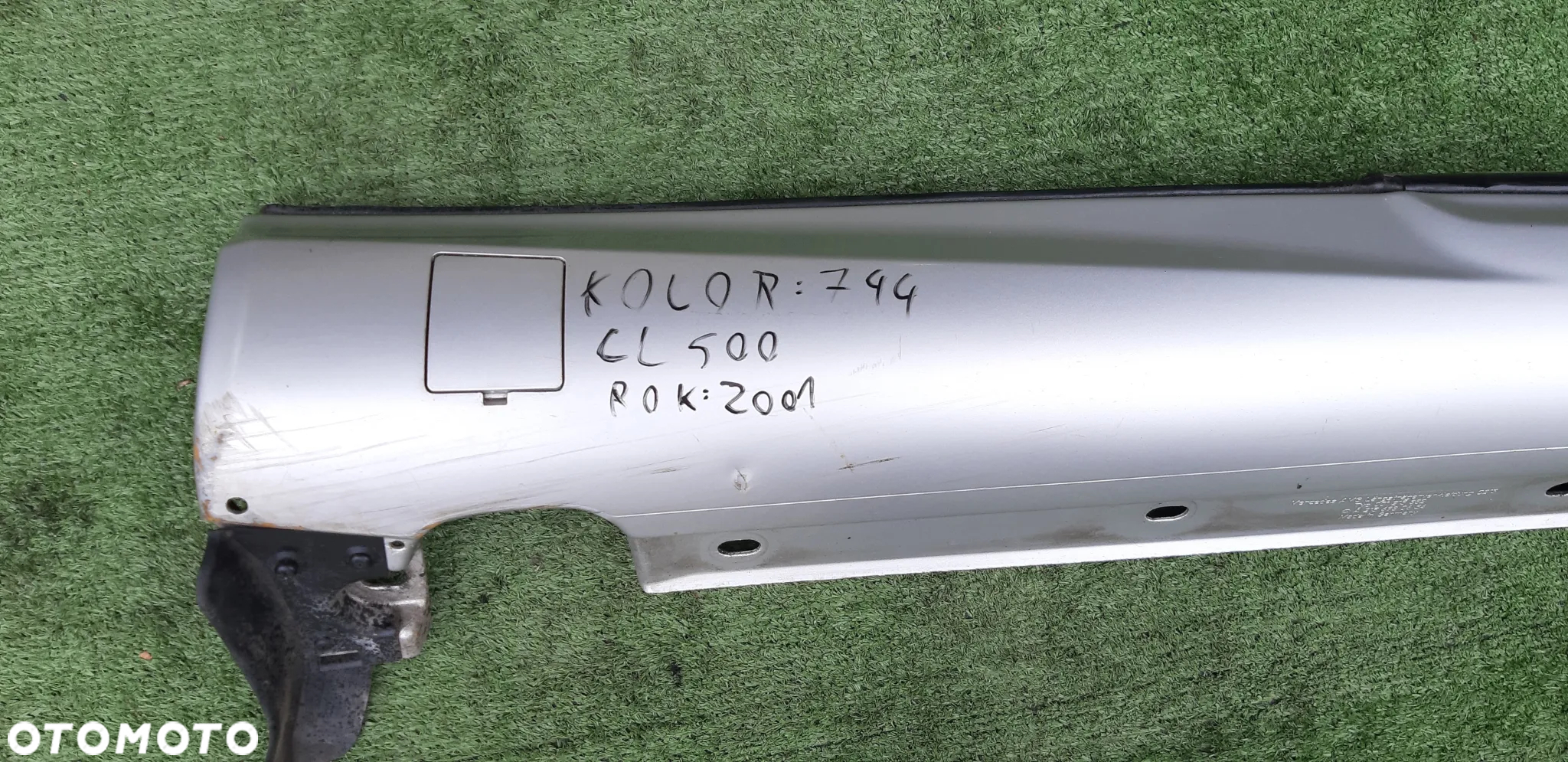 Listwa progowa prawa AMG 744 A2156980654 Mercedes Cl500 2001r - 5
