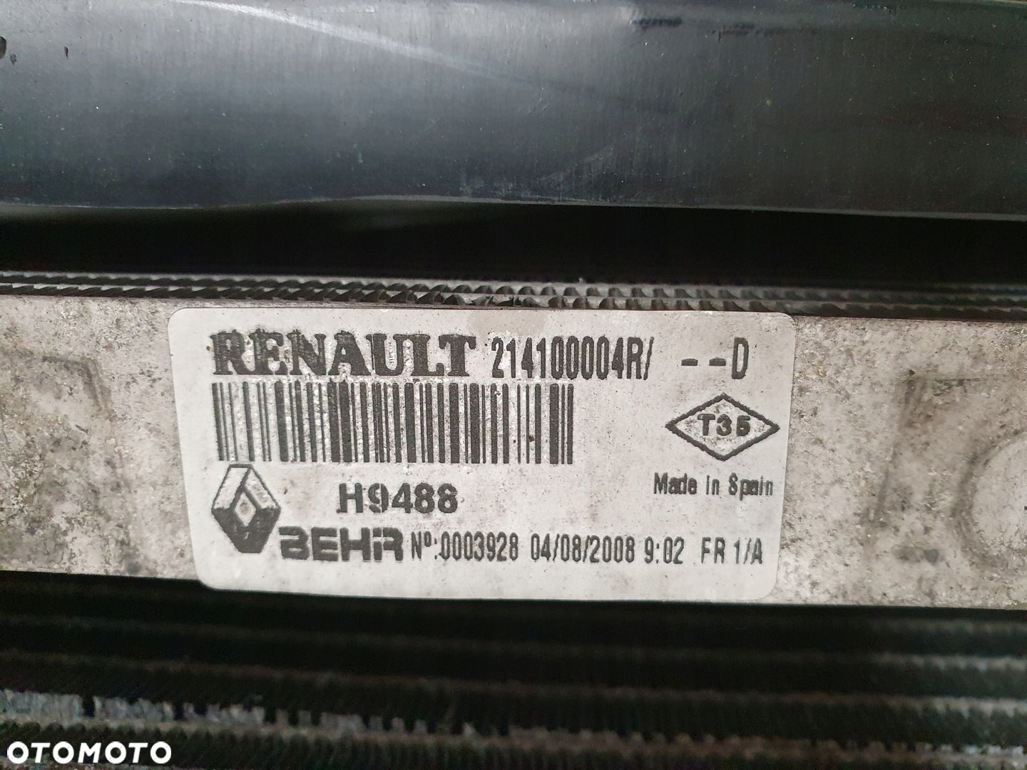 CHŁODNICE WENTYLATOR KOMPLET LAGUNA III 2.0 DCI - 6