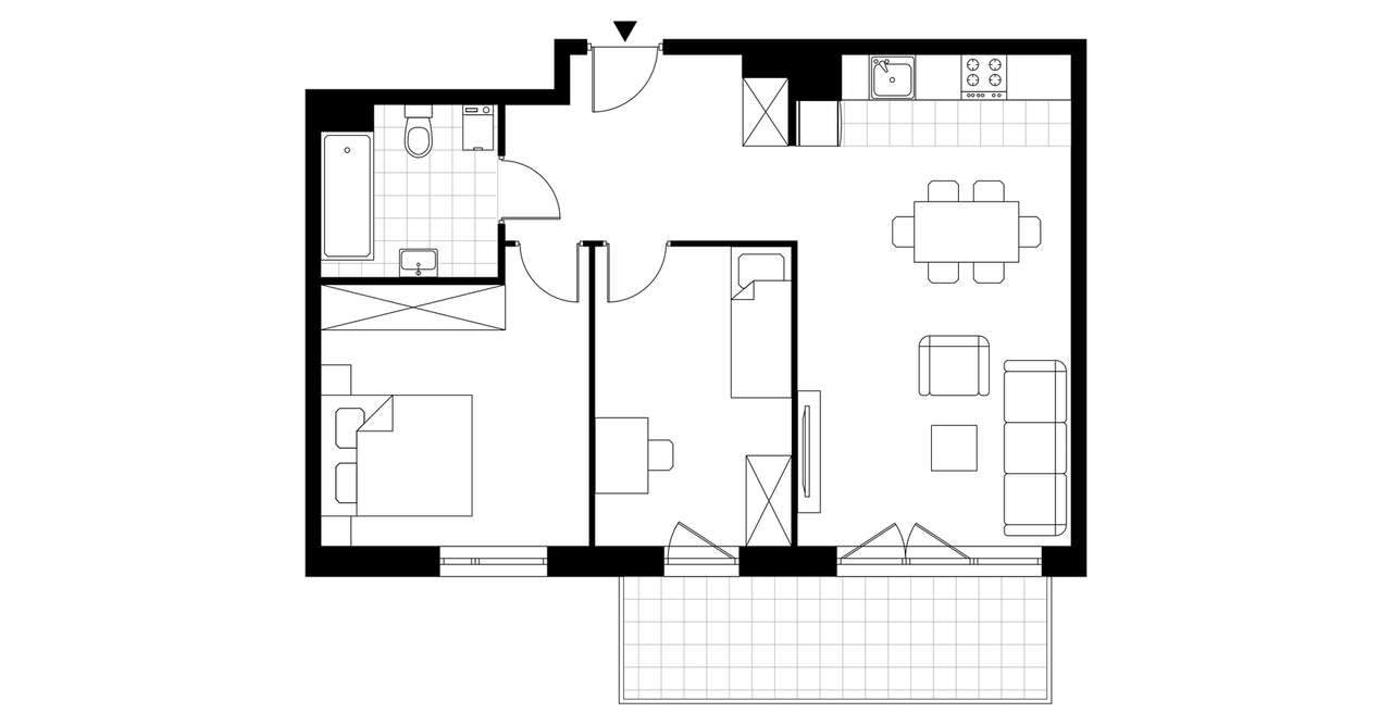 3-pokojowe mieszkanie 59m2 + balkon Bez Prowizji - Pełny obrazek: 3/23