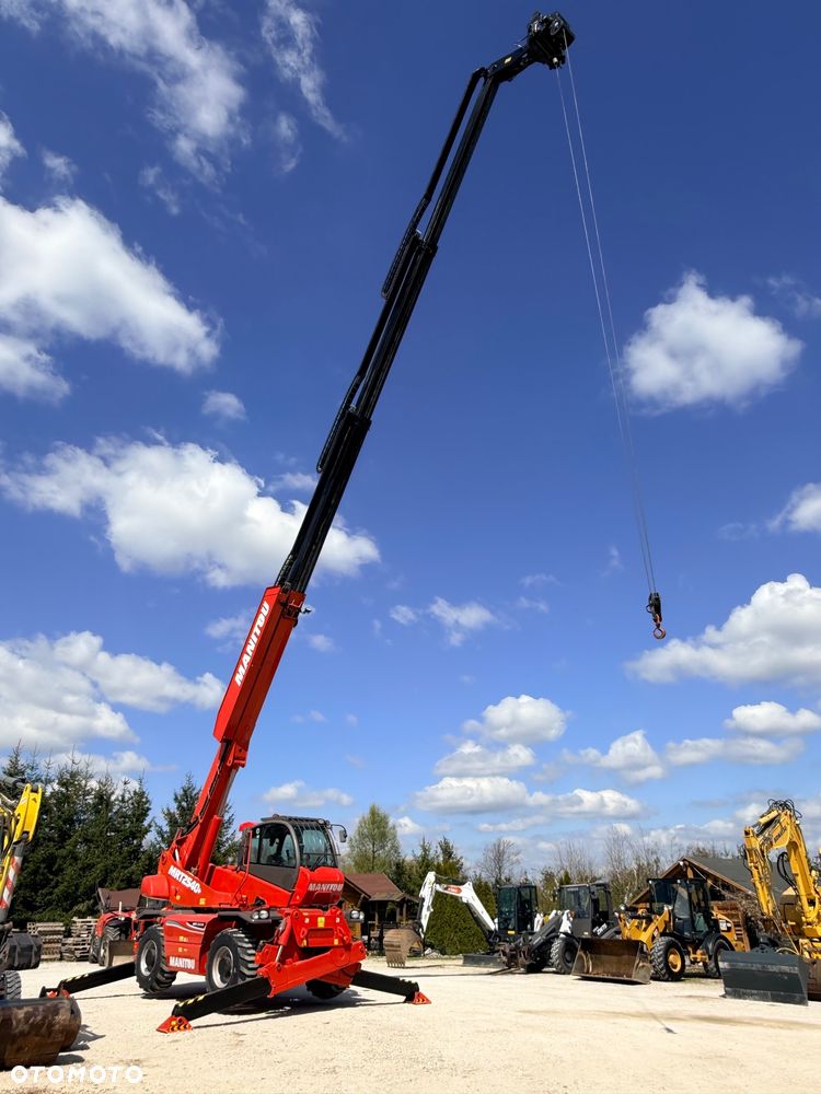 Manitou Ładowarka teleskopowa MANITOU ROTO Mrt 2540 + Privilage 360° obrotowa 2150 2550 1840 PILOT sterowania Kosz Widły manitka silnik Mercedes 2015r Wciagarka dźwig 1 właściciel KLIMA serwisowana Merlo - 13