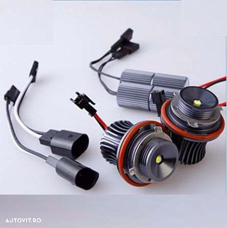 LED Marker Angel Eyes pentru BMW E60 E61 LCI Facelift Halogen 20W CREE LED ⭐️⭐️⭐️⭐️⭐️ - 5