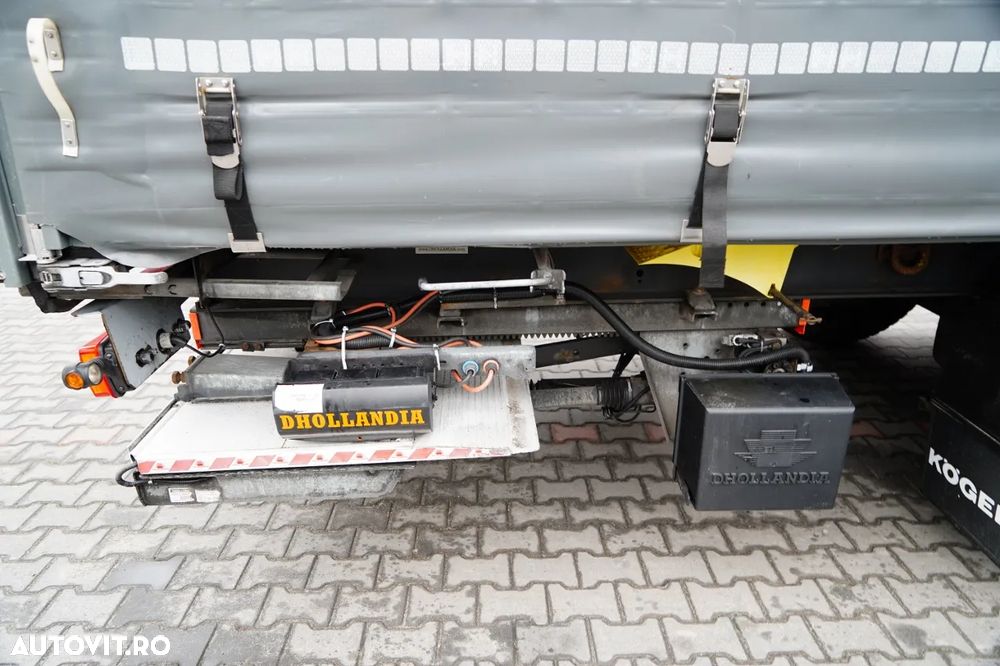 Kögel CORTINĂ / STANDARD / LIFT 2.000 kg / CONTENIER PENTRU PALEȚI / AXĂ RIDICATĂ / SAF - 14