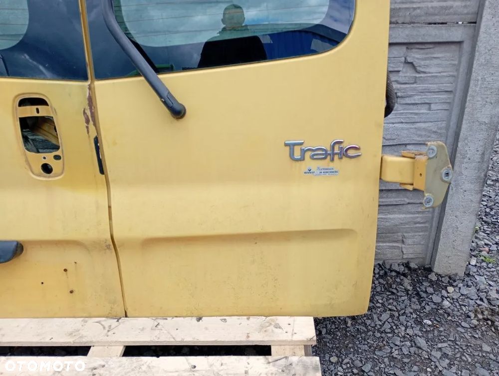 drzwi tylne lewe prawe tył z szybą opel vivaro a trafic ii primastar 2001-2014 komplet - 4