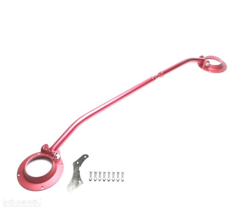 BARRA ANTI-APROXIMAÇÃO AJUSTÁVEL VOLKSWAGEN VW GOLF 3 91-97 VERMELHO - 1