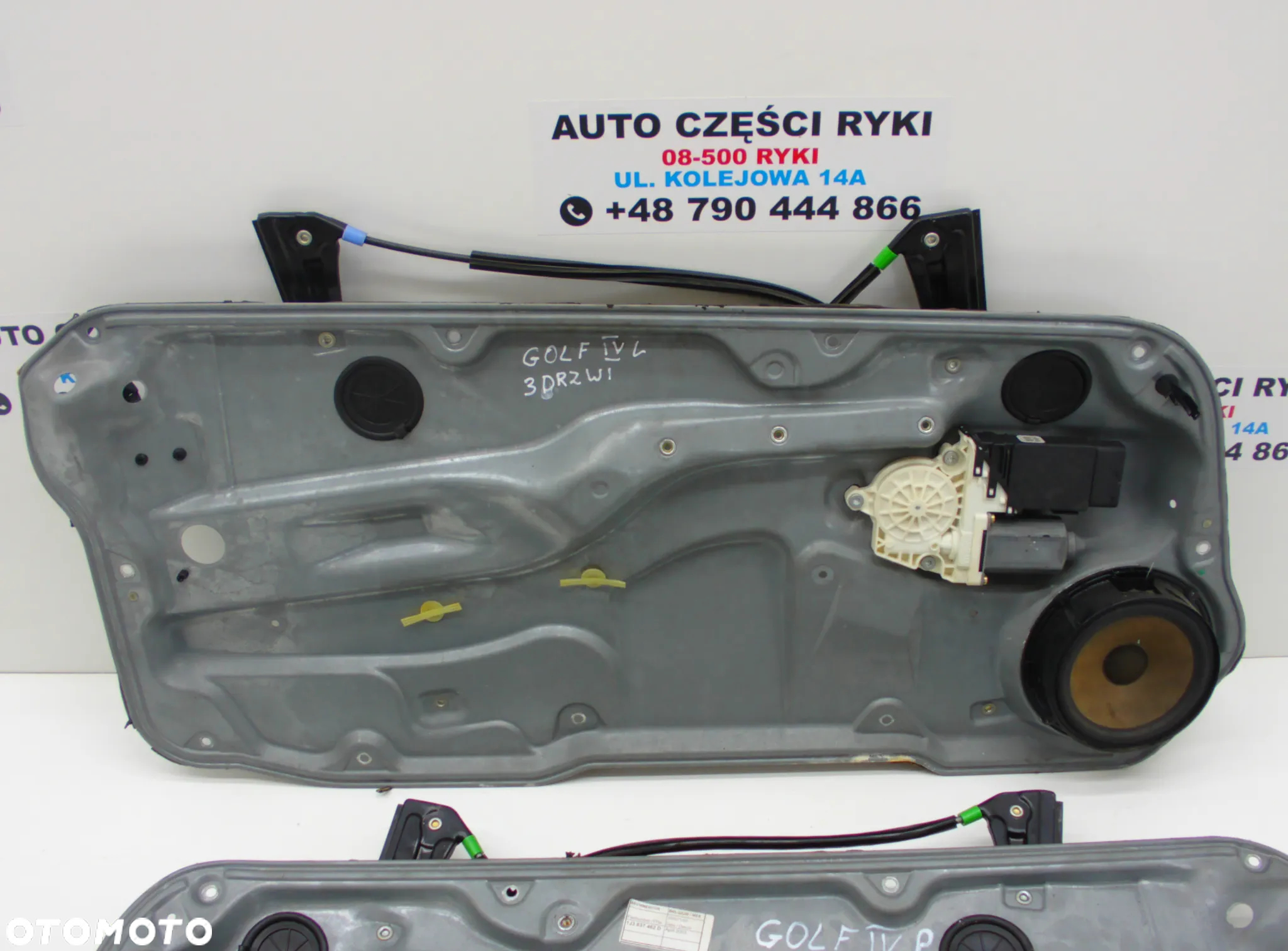 VW Golf 4 3D Mechanizm podnoszenia szyby podnośnik szyb - 2